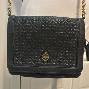 Tory Burch Bryant quilted used black crossbody